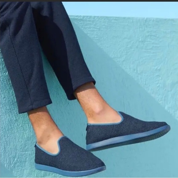 Allbirds Mens Wool Lounge Slippers Blue Slip-on Size 13 Authentic All Birds main image 7